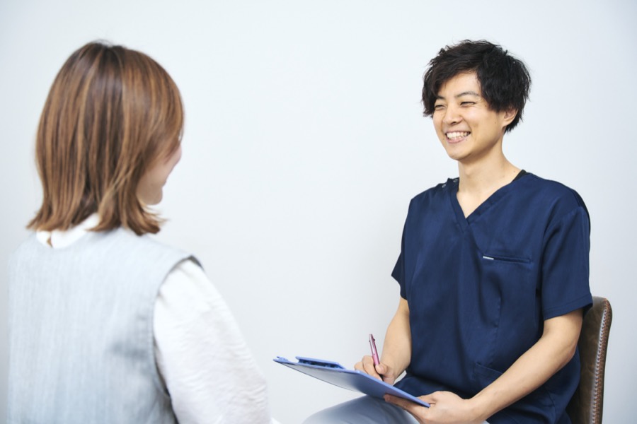 親御さんのお話をじっくり伺うカウンセリング