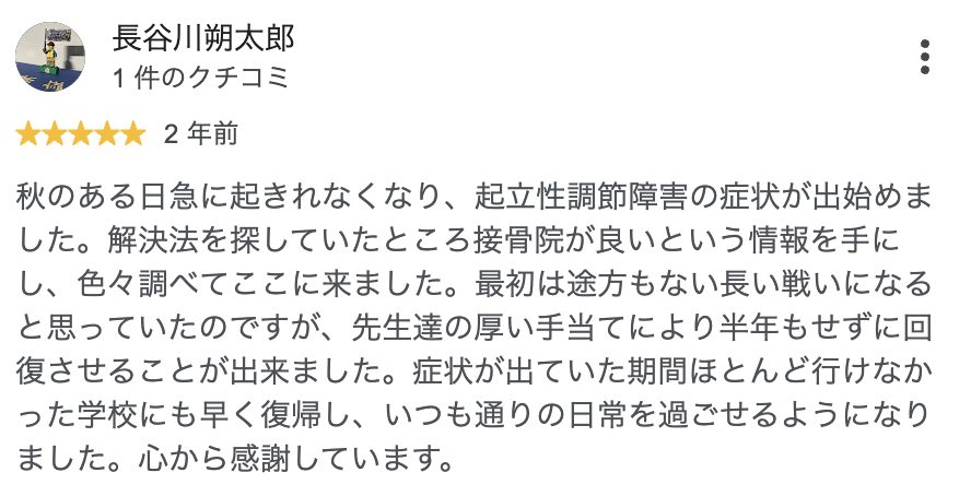 Googleクチコミ 2