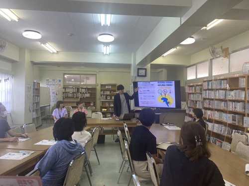 中学校での健康教育講演