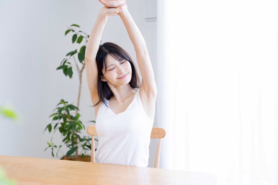 朝すっきりと起きられるようになった様子